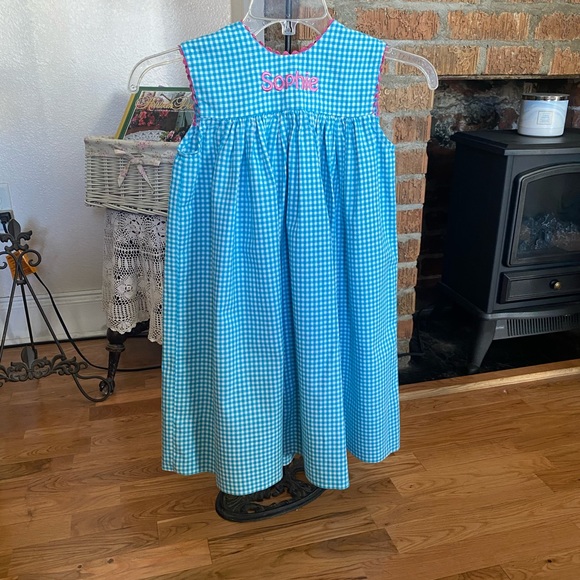 Banbury Cross Girls a monogrammed “Sophie” Dress size 6 - Picture 11 of 13